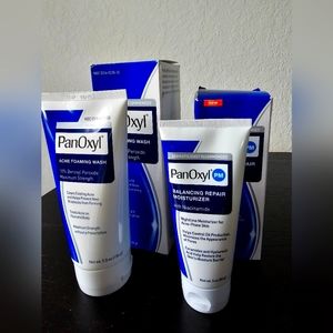 NEW PanOxyl Acne Foaming Wash & Balancing Repair Mosturizer